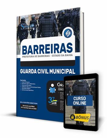 Apostila Guarda Municipal de Barreiras BA 2022