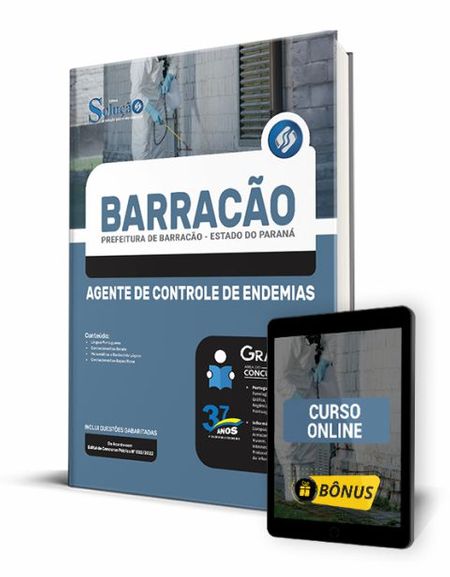 Apostila para Concurso Prefeitura de Barracão PR 2022 Agente de Controle de Endemias