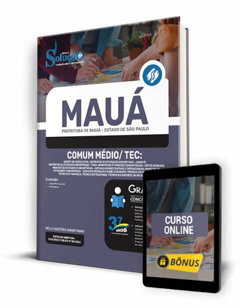 Apostila Prefeitura de Mauá - SP 2022 - Médio/Técnico