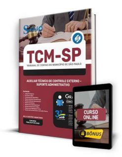 Apostila TCM SP 2023 - Auxiliar Técnico de Controle Externo