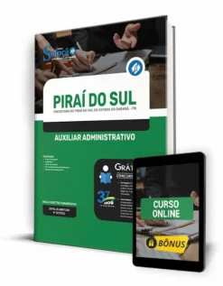 Apostila Prefeitura de Piraí do Sul - PR 2023 - Auxiliar Administrativo