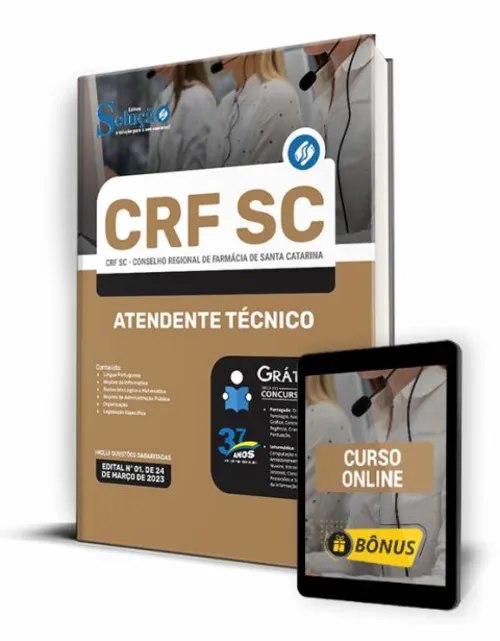 Apostila CRF SC 2023 - Atendente Técnico