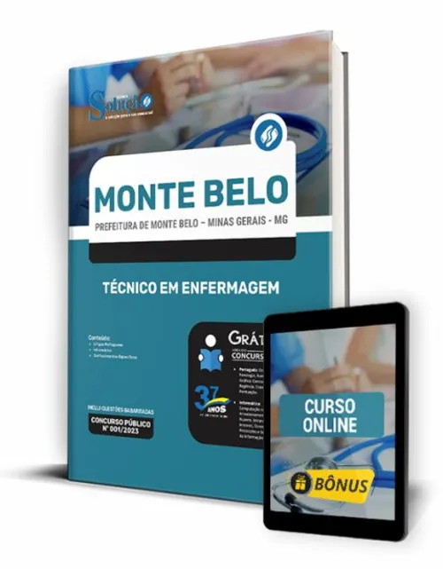 Apostila Prefeitura de Monte Belo MG 2023 Técnico em Enfermagem
