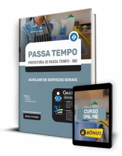 Apostila Pref Passa Tempo - MG 2023 - Aux Serviços Gerais