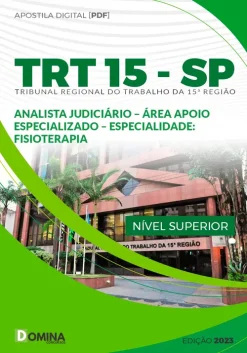 Apostila TRT SP 2023 - Analista Judiciário Fisioterapia