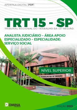 Apostila TRT SP 2023 - Analista Judiciário Serviço Social