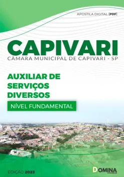 Apostila Câmara de Capivari SP 2023 - Serviços Gerais
