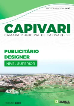 Apostila Câmara de Capivari SP 2023 - Publicitário Designer