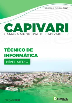 Apostila Câmara de Capivari SP 2023 -Técnico em Informática