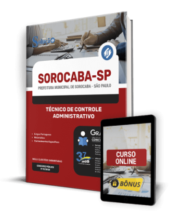 Apostila Pref Sorocaba SP 2024 - Técnico de Controle Admin