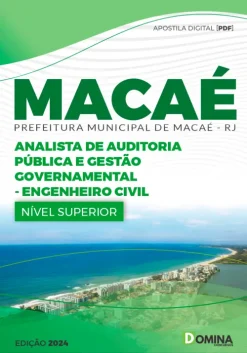 Apostila Analista Auditoria Engenheiro Civil Macaé RJ 2024