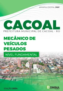 Apostila Mecânico para Veículos Pesados Cacoal RO 2024