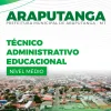 Apostila Técnico Administrativo Araputanga MT 2024