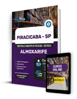 Apostila Prefeitura de Piracicaba - SP 2024 - Almoxarife