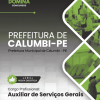 Apostila Auxiliar de Serviços Gerais Calumbi PE 2024