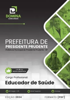Apostila Educador de Saúde Presidente Prudente SP 2024