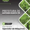 Apostila Operador de Máquinas Antônio Olinto PR 2024