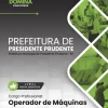Apostila Operador de Máquinas Presidente Prudente SP 2024