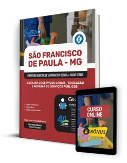 Apostila Prefeitura de São Francisco de Paula - MG 2024 - Auxiliar de Serviços Gerais - Educação e Auxiliar de Serviços Públicos