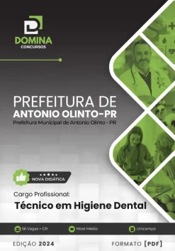 Apostila Técnico em Higiene Dental Antônio Olinto PR 2024