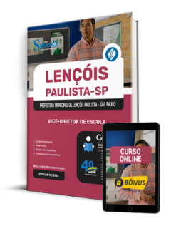 Apostila Prefeitura de Lençóis Paulista - SP 2025 - Vice-Diretor de Escola | Editora Solução