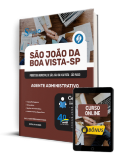 Apostila Prefeitura de São João da Boa Vista - SP 2025 - Agente Administrativo | Editora Solução