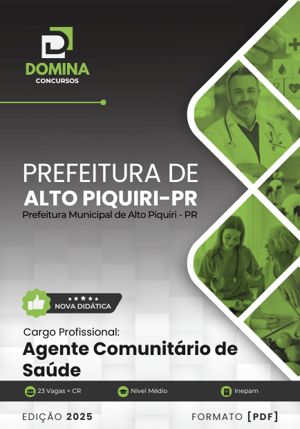 Apostila Agente Comunitário de Saúde Alto Piquiri PR 2025 1 Apostila Agente Comunitário de Saúde Alto Piquiri PR 2025