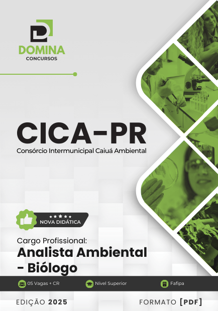 Apostila Analista Ambiental - Biólogo CICA PR 2025 1 Apostila Analista Ambiental - Biólogo CICA PR 2025