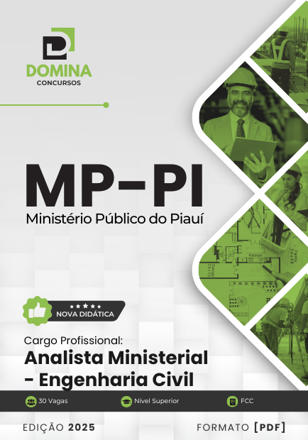 Apostila Analista Ministerial - Engenharia Civil MP PI 2025 1 Apostila Analista Ministerial - Engenharia Civil MP PI 2025