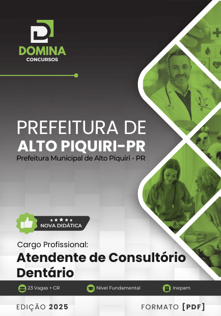Apostila Atendente de Consultório Dentário Alto Piquiri PR 2025 1 Apostila Atendente de Consultório Dentário Alto Piquiri PR 2025