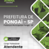 Apostila Atendente Pongaí SP 2025