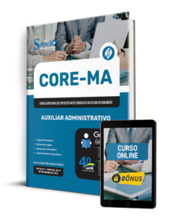 Apostila CORE-MA 2025 - Auxiliar Administrativo | Editora Solução