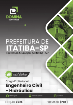 Apostila Engenheiro Civil - Hidráulica Itatiba SP 2025