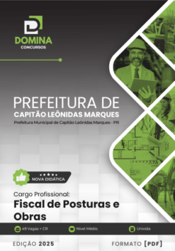Apostila Fiscal de Posturas Capitão Leônidas Marques PR 2025