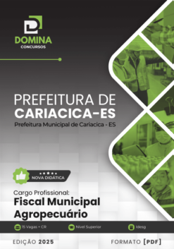 Apostila Fiscal Municipal Agropecuário Cariacica ES 2025