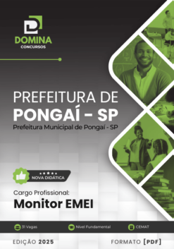 Apostila Monitor EMEI Pongaí SP 2025