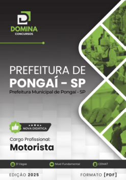 Apostila Motorista Pongaí SP 2025