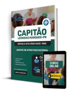 Apostila Prefeitura de Capitão Leônidas Marques - PR 2025 - Agente de Apoio Educacional | Editora Solução