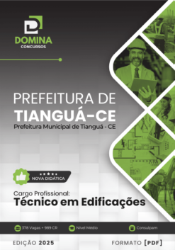 Apostila Técnico de Edificações Tianguá CE 2025