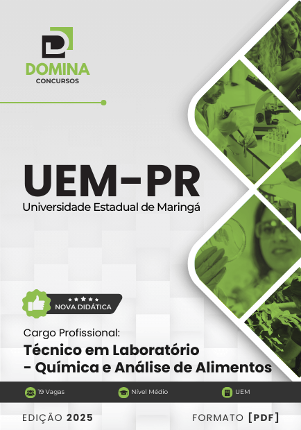 Apostila Técnico em Laboratório - Análise Alimentos UEM PR 2025 1 Apostila Técnico em Laboratório - Análise Alimentos UEM PR 2025