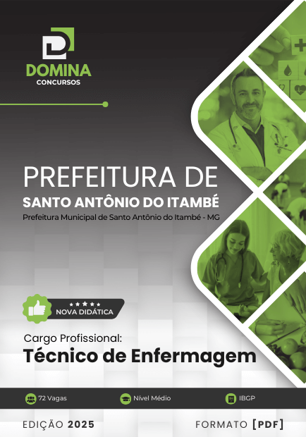 Apostila Técnico Enfermagem Santo Antônio do Itambé MG 2025 1 Apostila Técnico Enfermagem Santo Antônio do Itambé MG 2025