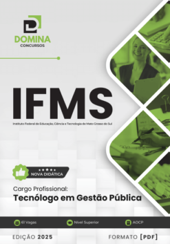 Apostila Tecnólogo em Gestão Pública IFMS 2025