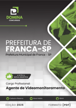 Apostila Agente de Videomonitoramento Franca SP 2025