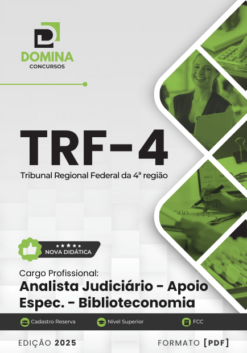 Apostila Analista Judiciário Biblioteconomia TRF 4 2025