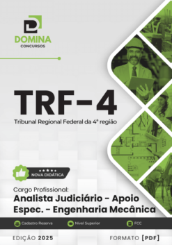 Apostila Analista Judiciário Engenharia Mecânica TRF 4 2025