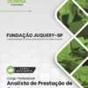 Apostila Analista Prestação Contas Fundação Juquery SP 2025