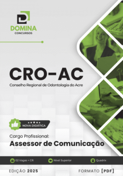 Apostila Assessor de Comunicação CRO AC 2025