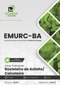 Apostila Calceteiro EMURC BA 2025