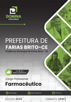Apostila Farmacêutico Farias Brito CE 2025