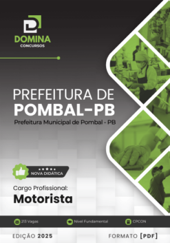 Apostila Motorista Pombal PB 2025